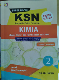 Super Modul KSN Kimia , Kimia organik