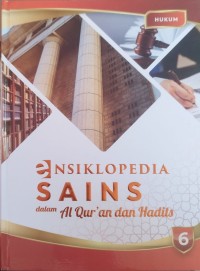 Image of Ensiklopedia sains dalam alqur\'an dan hadits : hukum
